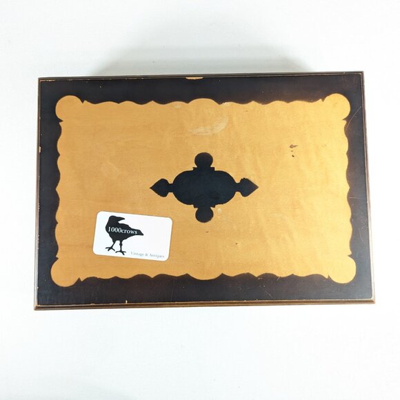 Vintage Oneida Silverdor flatware case, wooden 8 person cutlery storage box - Picture 12 of 12